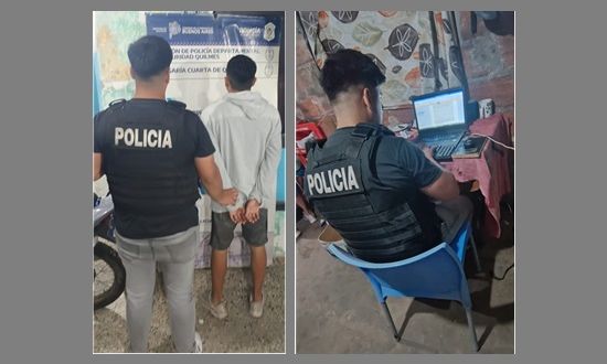 Quilmes – Allanamiento: un detenido por violencia de género.